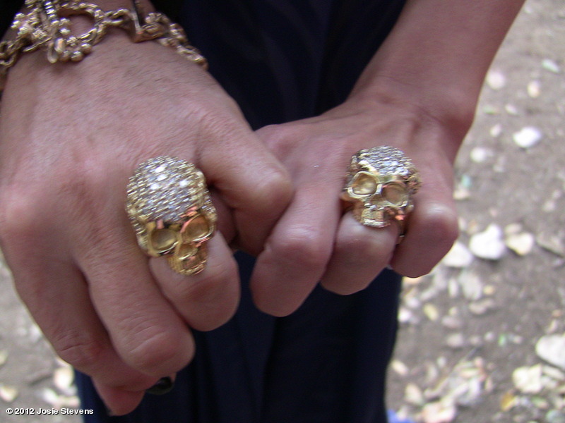 Josie Stevens' Steve Stevens' Our original wedding rings by