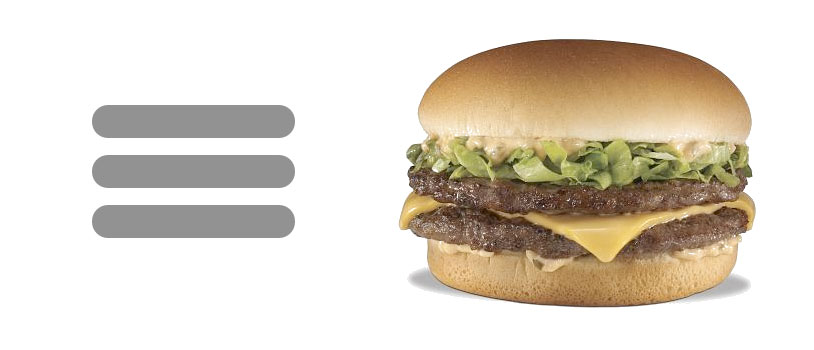 How does this look like a hamburger?  What kind of awful hamburgers are you eating?